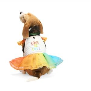 Youly Pride Collection Love Wins Pet Dress Size XS